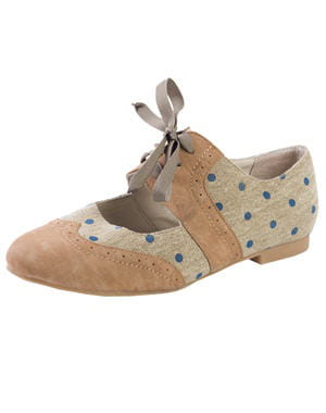 derbies à pois de pepe jeans
