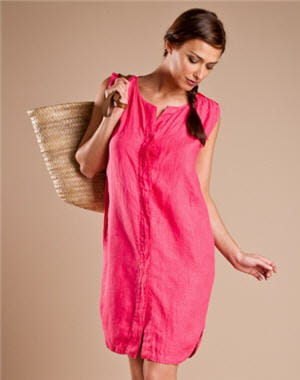 robe en lin de terre & mer
