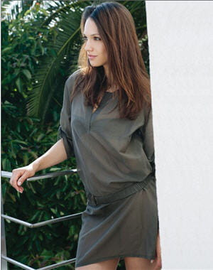 robe 'safari' de a la plage