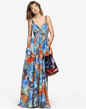 robe tropicale d'etam