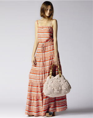robe à pois et rayures de gerard darel