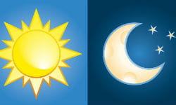 le soleil et la lune