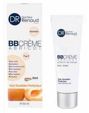 bb crème abricot teinte dorée docteur renaud