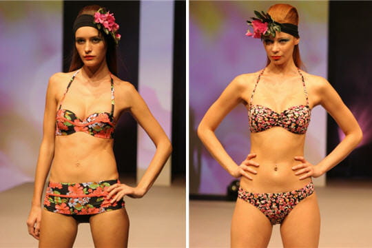Maillots deux-pièces à imprimé floral de Lise Charmel et Lascana