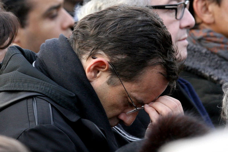 Jean-Luc Delarue, en larmes