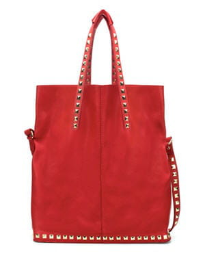 sac shopper rouge de zara