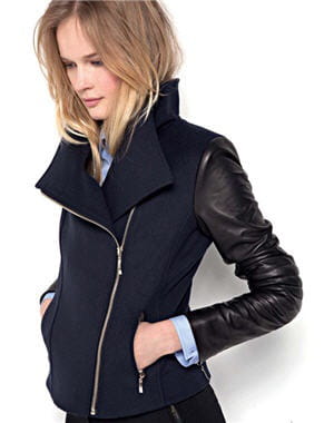 perfecto bleu marine et noir de zapa