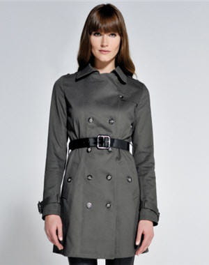trench gris de camaïeu