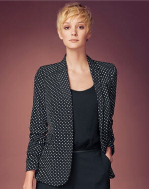 veste à pois de la redoute