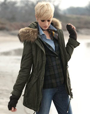 parka kaki de madeleine