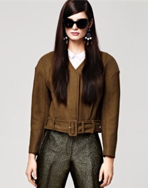 blouson à grosse ceinture de h&m