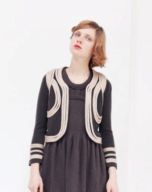 cardigan 'maxi roulots' de rodier
