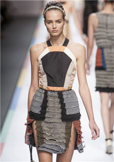 dã©filã© fendi printemps ã©tã© 2013, ã milan
