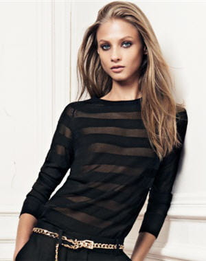 tee-shirt rayé de mango