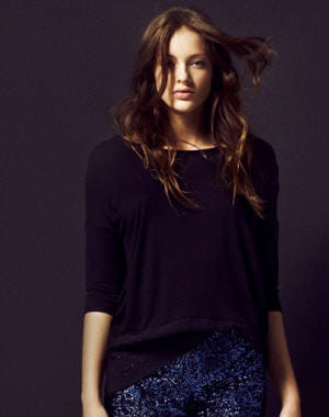 tee-shirt bi-matière de stradivarius
