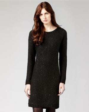 robe en laine à sequins de gerard darel