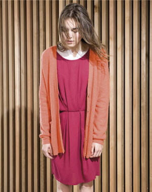 robe en viscose d'american vintage