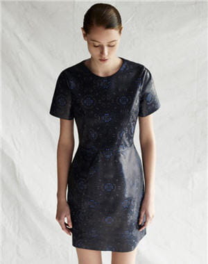 robe imprimée d'asos black