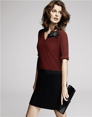 robe bicolore de 1.2.3