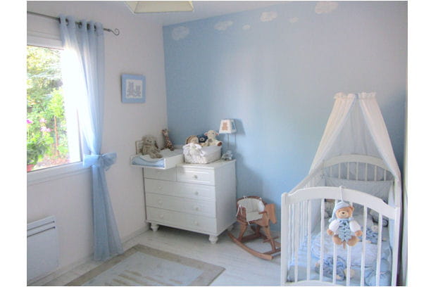 C'est une maison bleue...