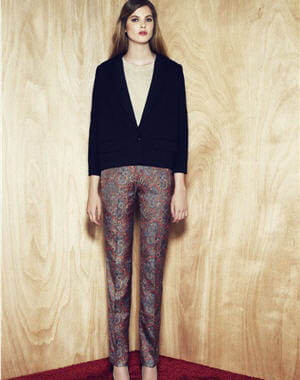 pantalon motif cachemire d'essentiel