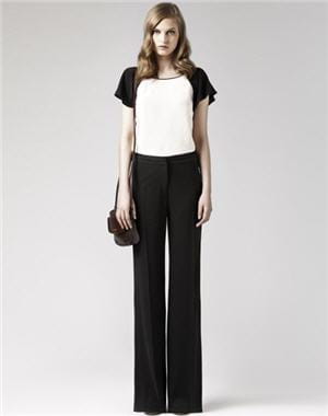 pantalon large en crêpe de gérard darel