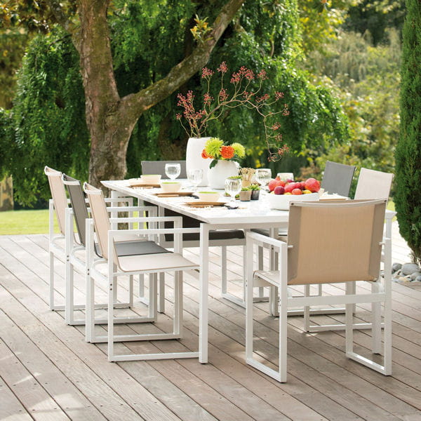 Table De Jardin Ronde Metallique : Table de jardin Epure de Botanic Salon de jardin quoi de neuf chez Table De Jardin Ronde Metallique : Table de jardin Epure de Botanic Salon de jardin quoi de neuf chez