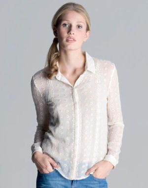 chemise ivoire de sud express