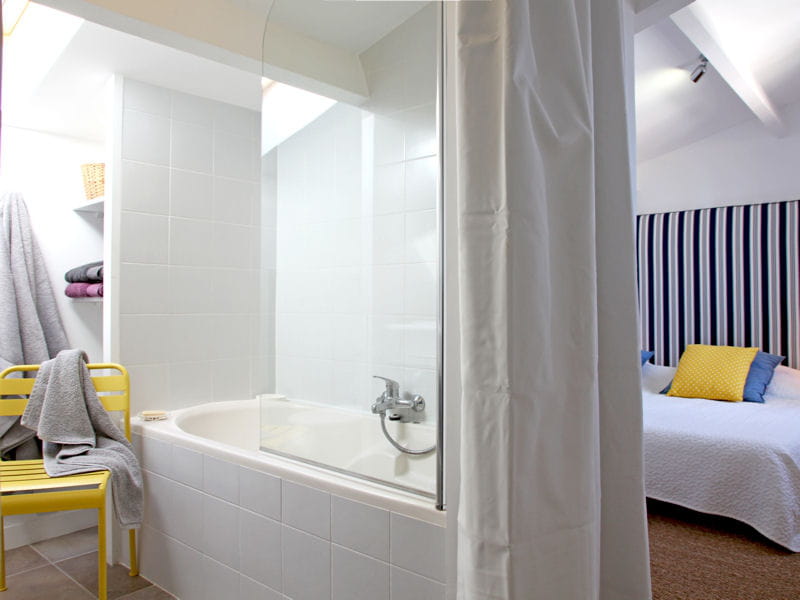 Decoration salle de bain ouverte sur chambre – salle de bains ... De bains Chambre salle décor