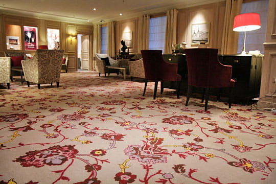 Le lobby de l'hôtel