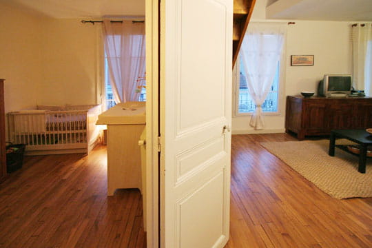 Le salon et la chambre après