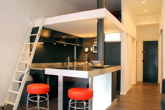Une mezzanine astucieuse