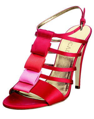 sandale en soie d'escada
