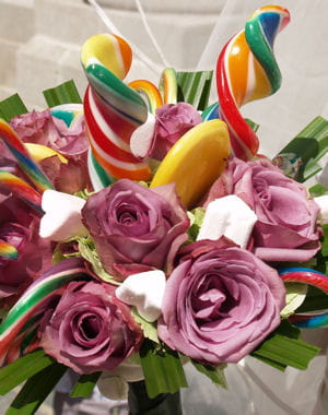 Bouquet fleur et bonbon 1