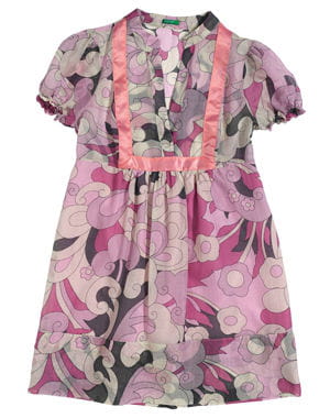 robe housse de benetton, ancienne collection (printemps-été 2009)