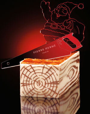 la bûche 2000 feuilles de pierre hermé