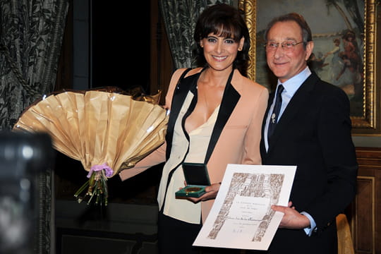 Ines de la Fressange reçoit la Grande Médaille de Vermeil