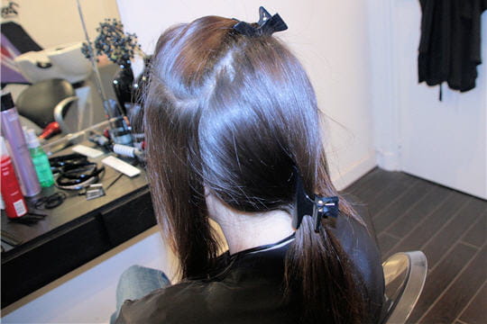 Un brushing lisse et impeccable