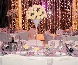 Decoration mariage style romantique