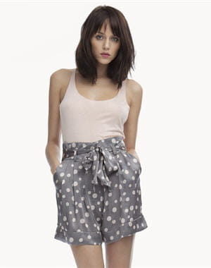 short à pois de nocollection