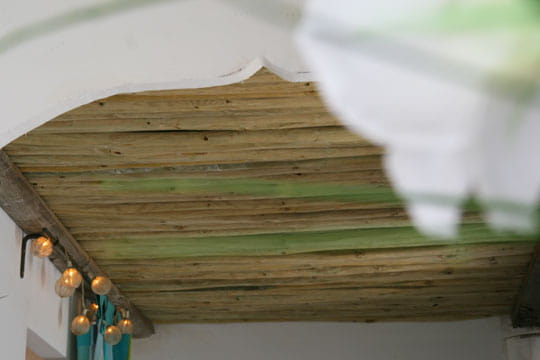 Plafond boisé