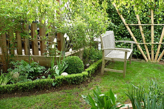 Jardin accueillant