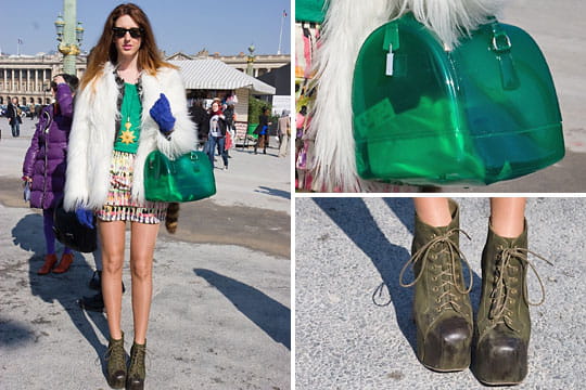 Fashion week : les street looks des défilés parisiens PAP automne-hiver 2011-2012 69