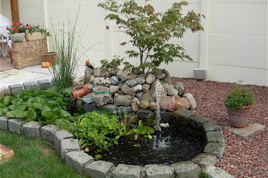 Bassin en pavés