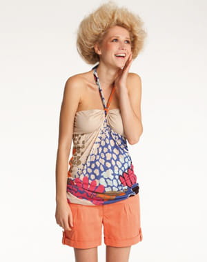 short orange de tissaia