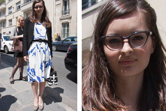 Fashion week : les streetlooks des défilés parisiens HC automne-hiver 2011-2012 : rétro